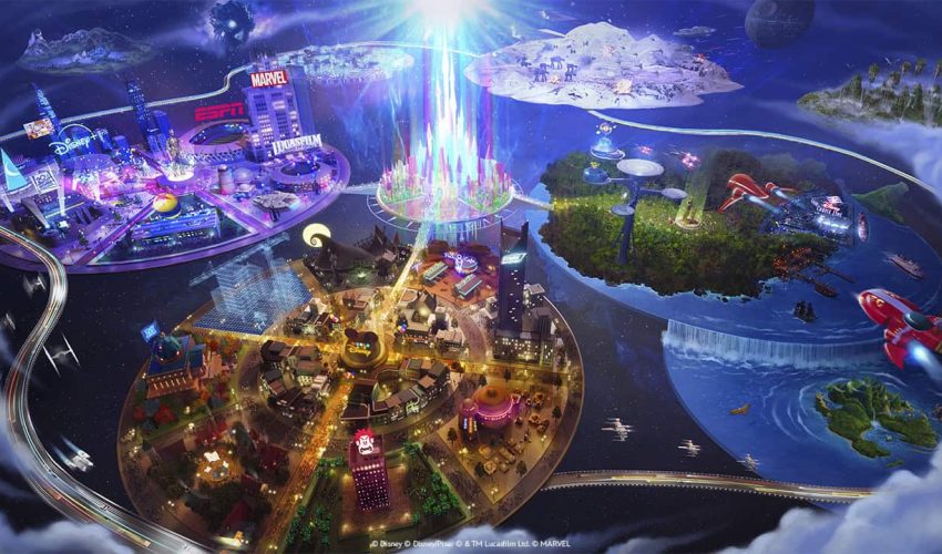 Vibrant futuristic theme park with attractions, rides, and entertainment from Ticketwave.ae.